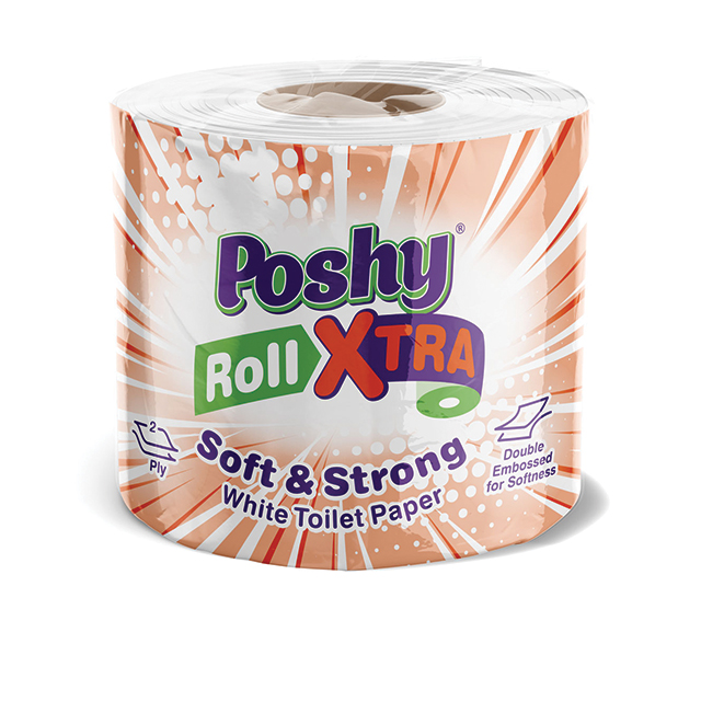 poshy roll xtra 1 S white